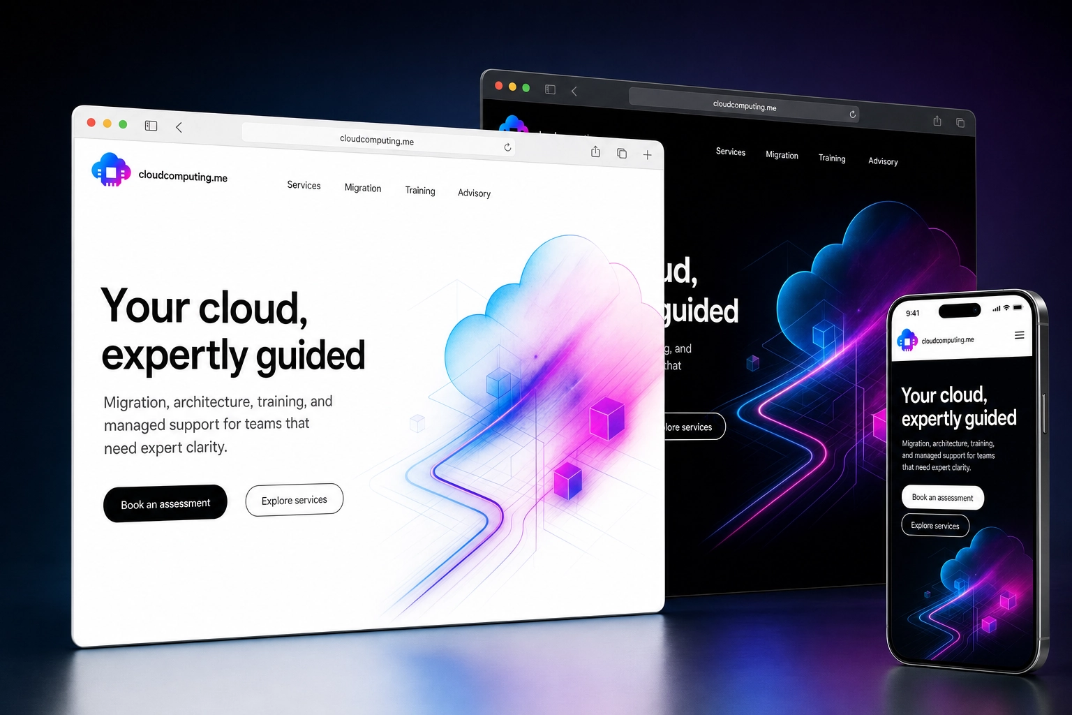 cloudcomputing.me website concept preview