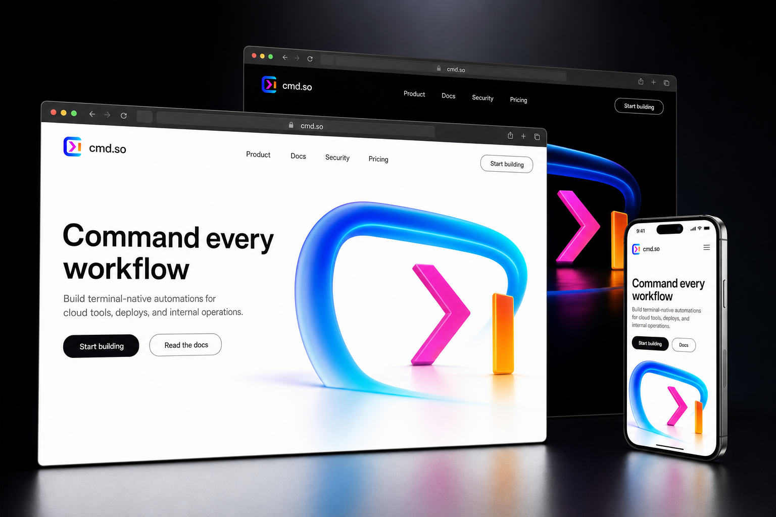 cmd.so website concept preview