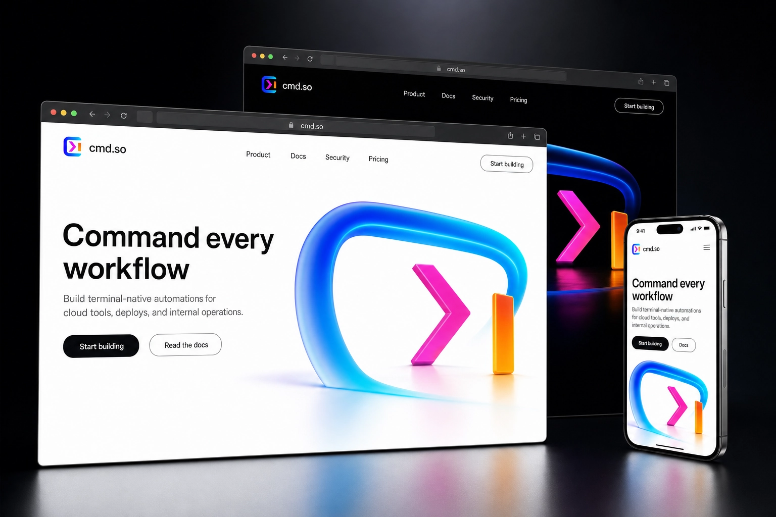 cmd.so website concept preview