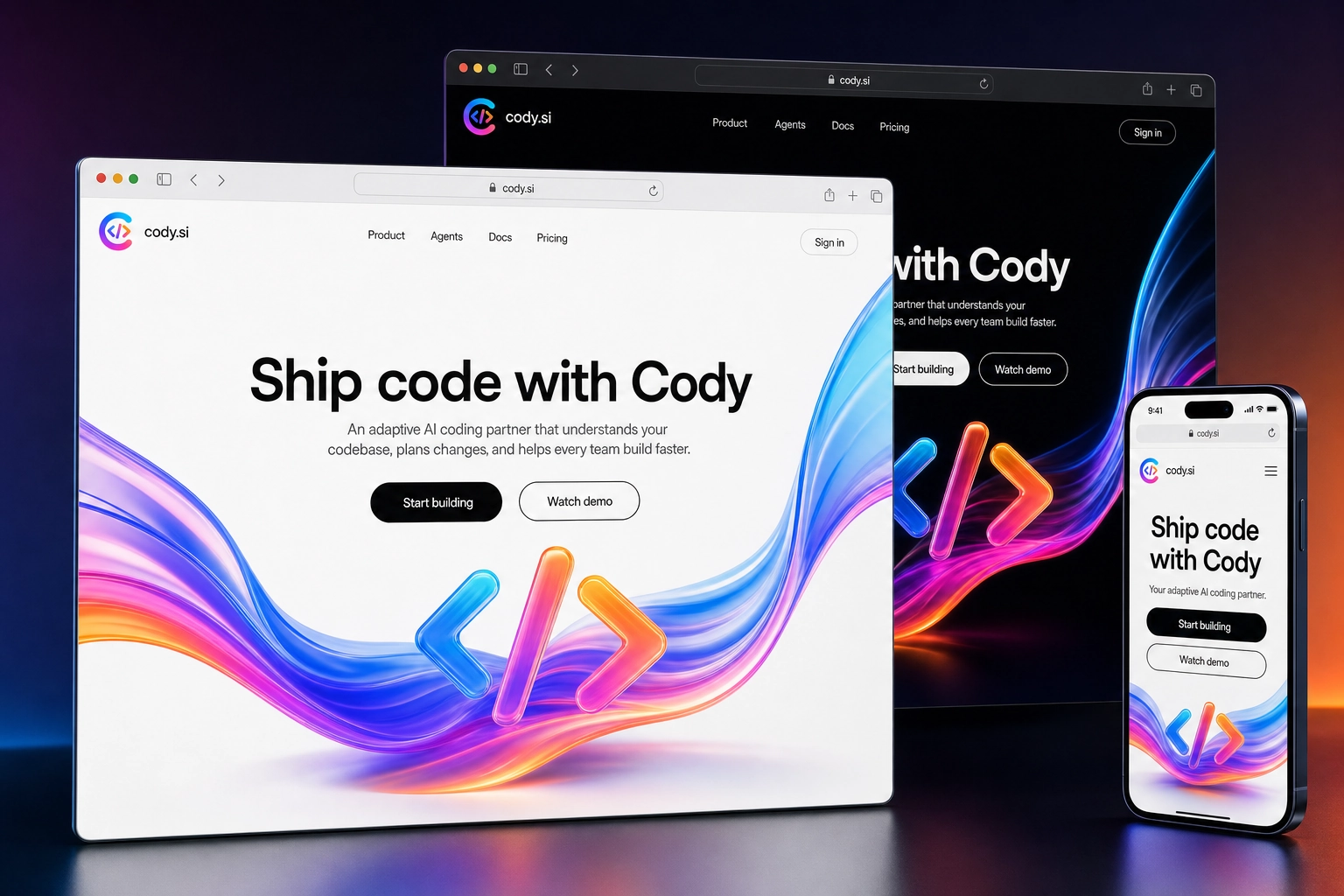 cody.si website concept preview