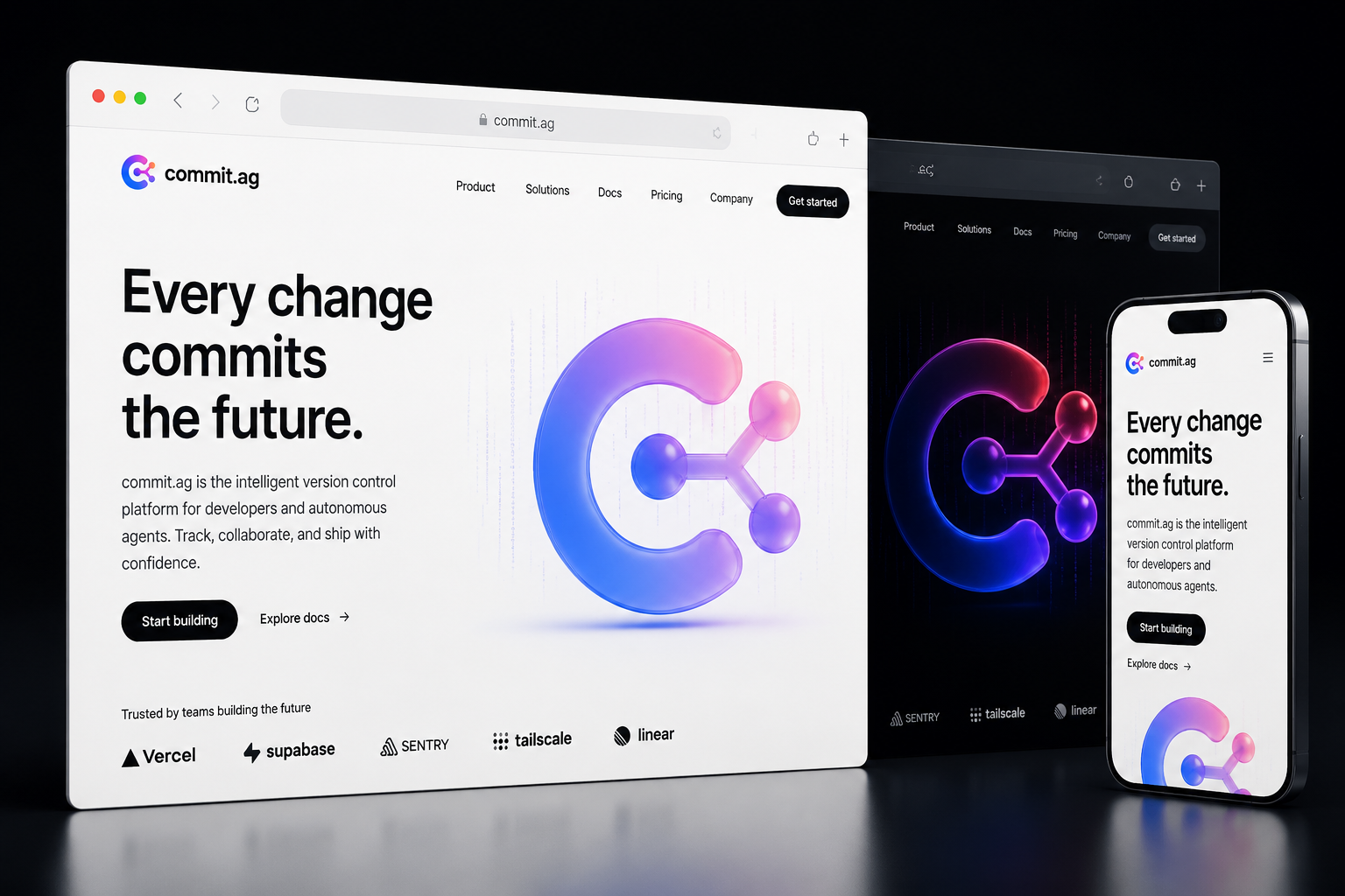 commit.ag website concept preview
