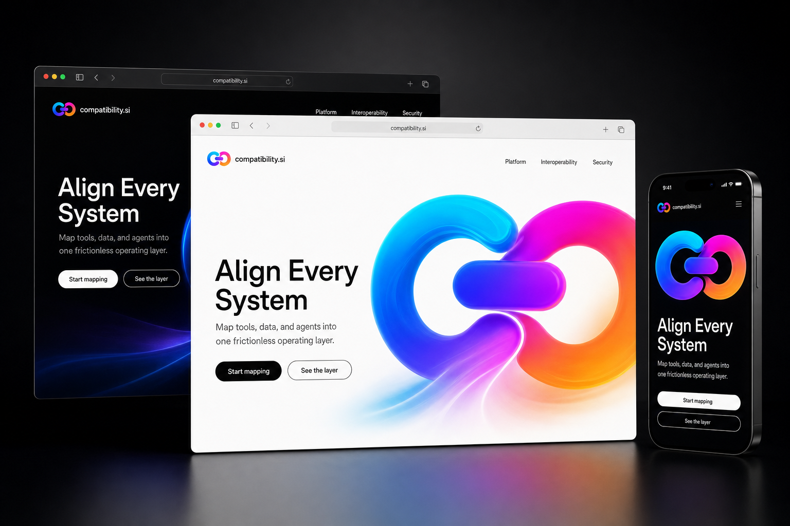 compatibility.si website concept preview
