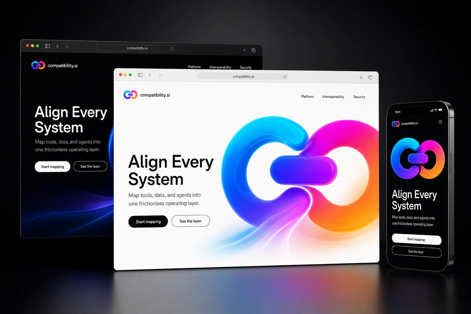 compatibility.si website concept preview