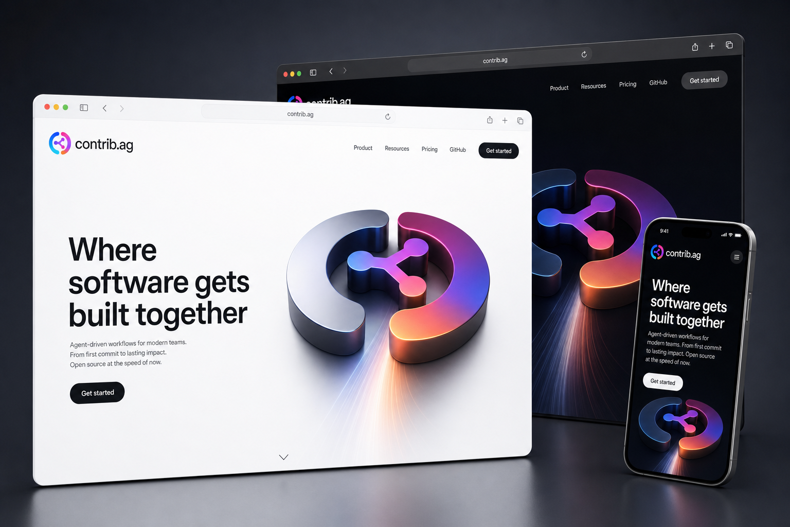 contrib.ag website concept preview