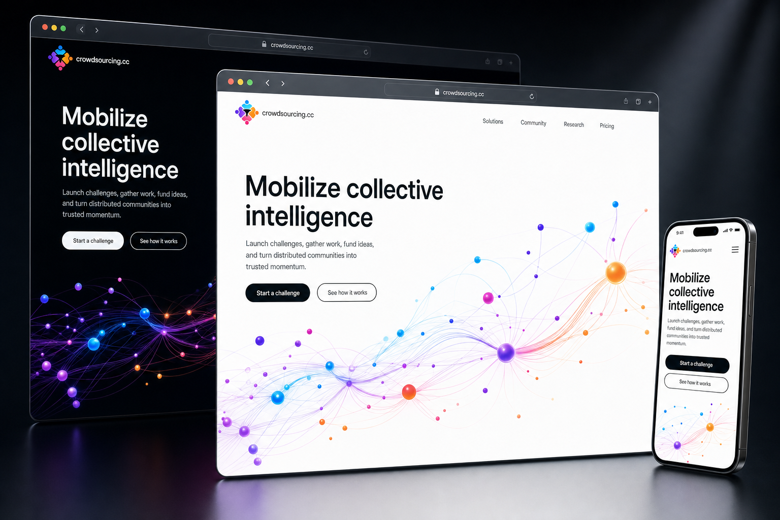 crowdsourcing.cc website concept preview enlarged