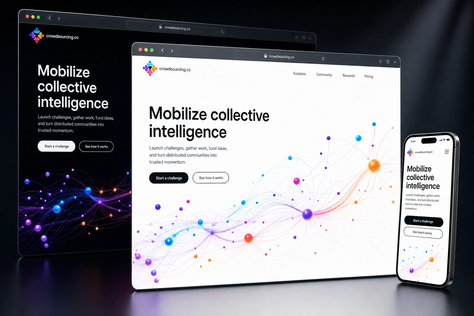 crowdsourcing.cc website concept preview