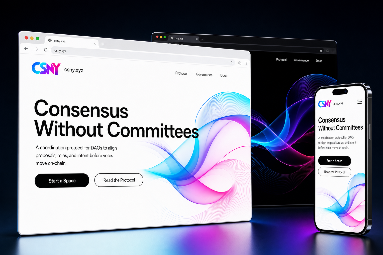 csny.xyz website concept preview enlarged