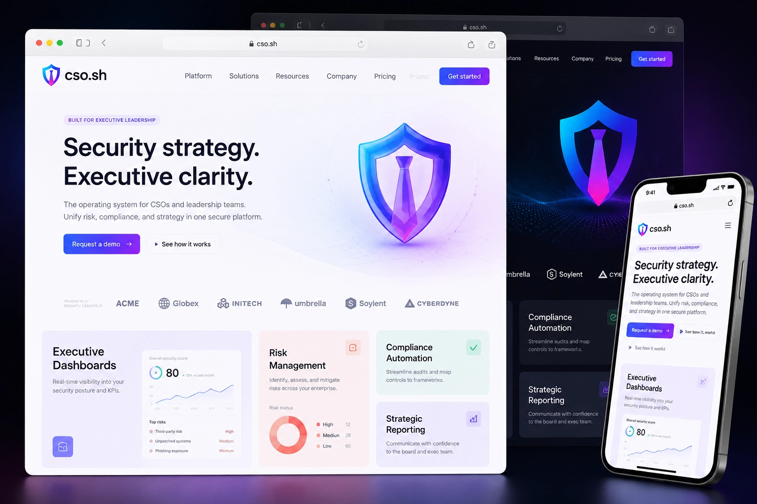 cso.sh website concept preview