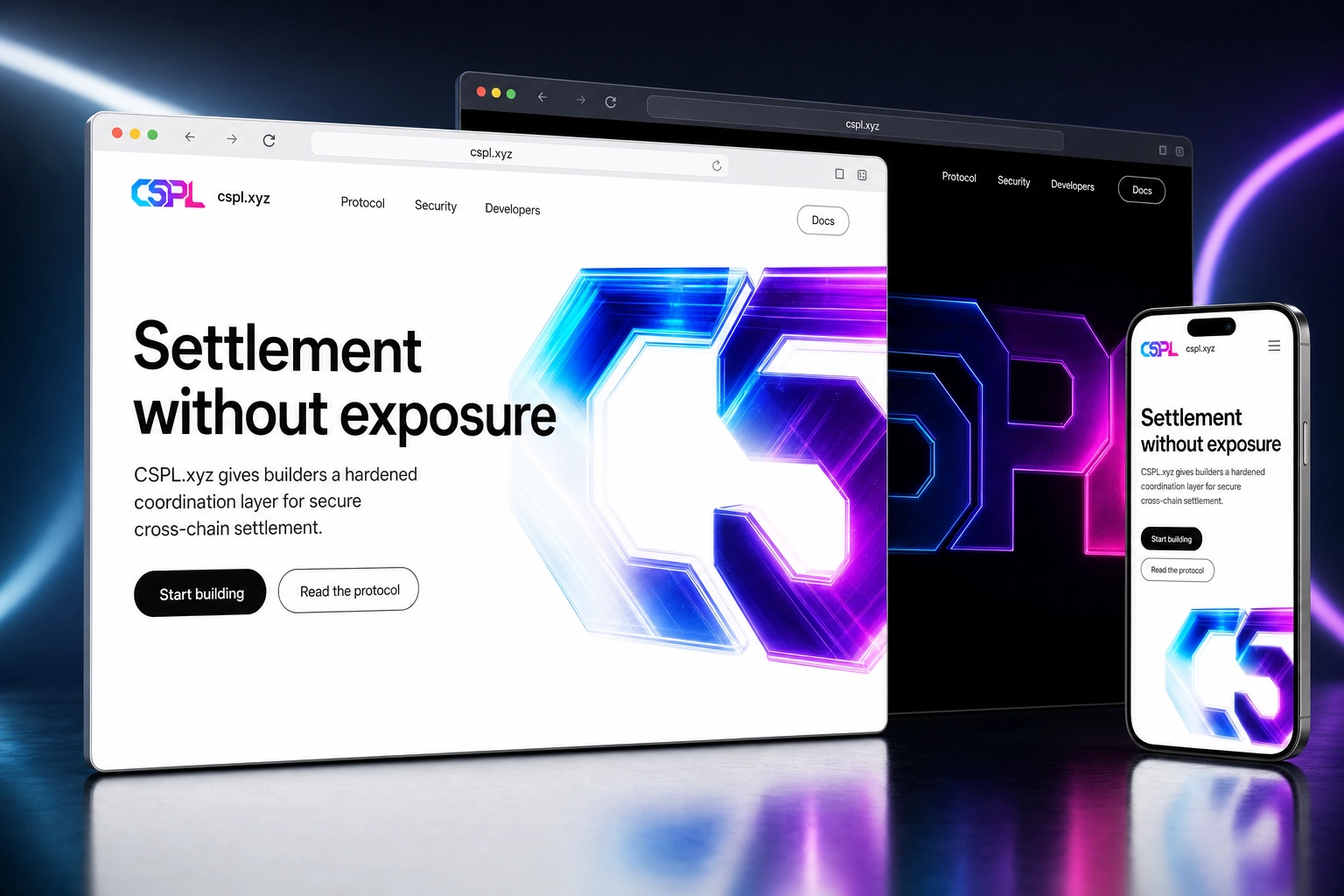 cspl.xyz website concept preview