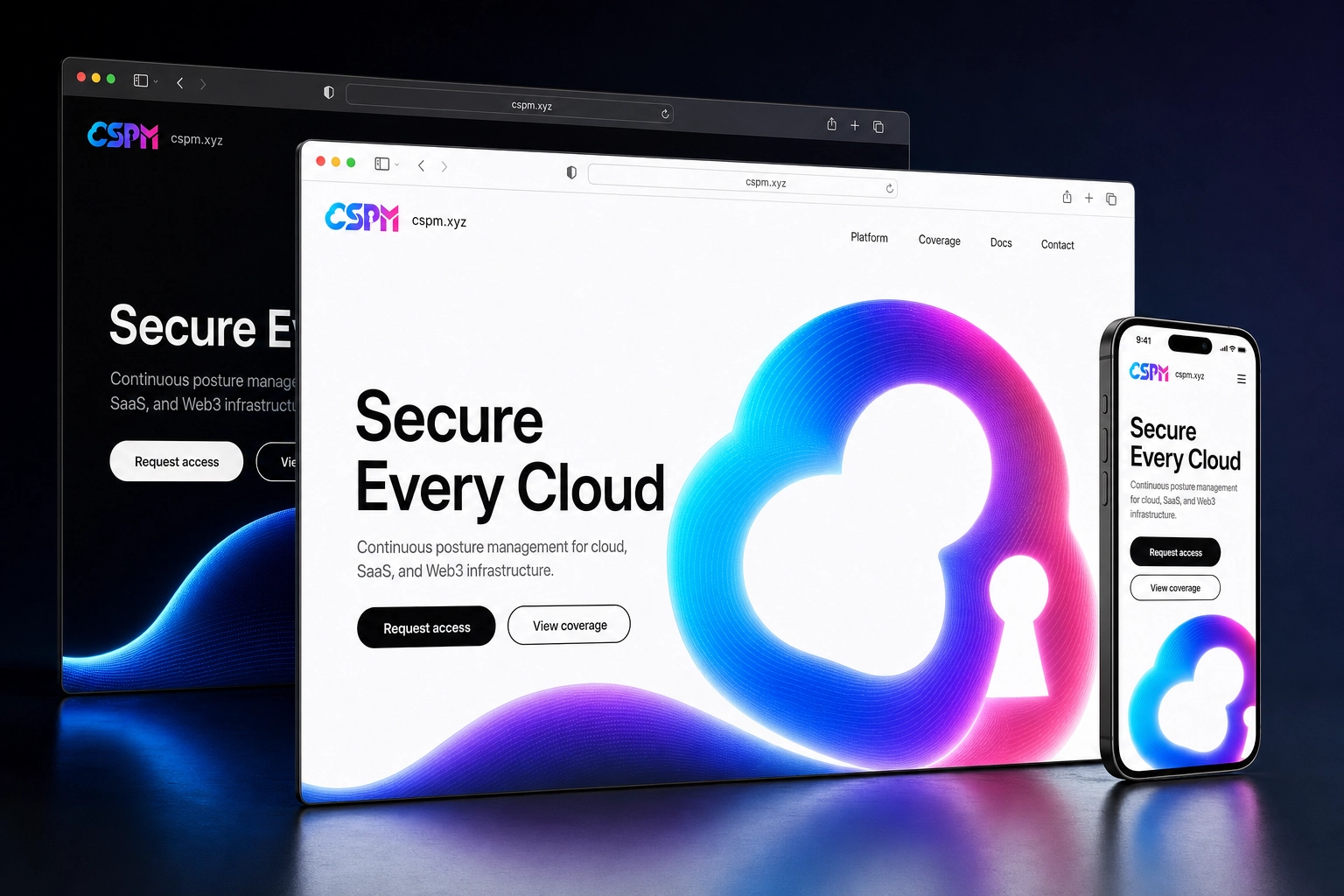 cspm.xyz website concept preview