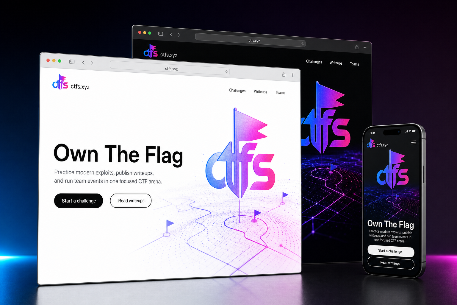 ctfs.xyz website concept preview enlarged