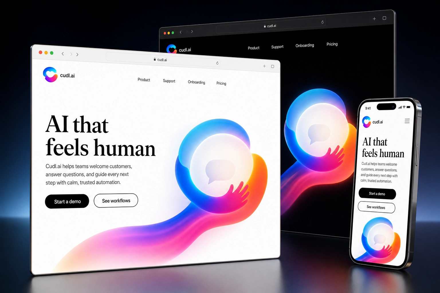 cudl.ai website concept preview