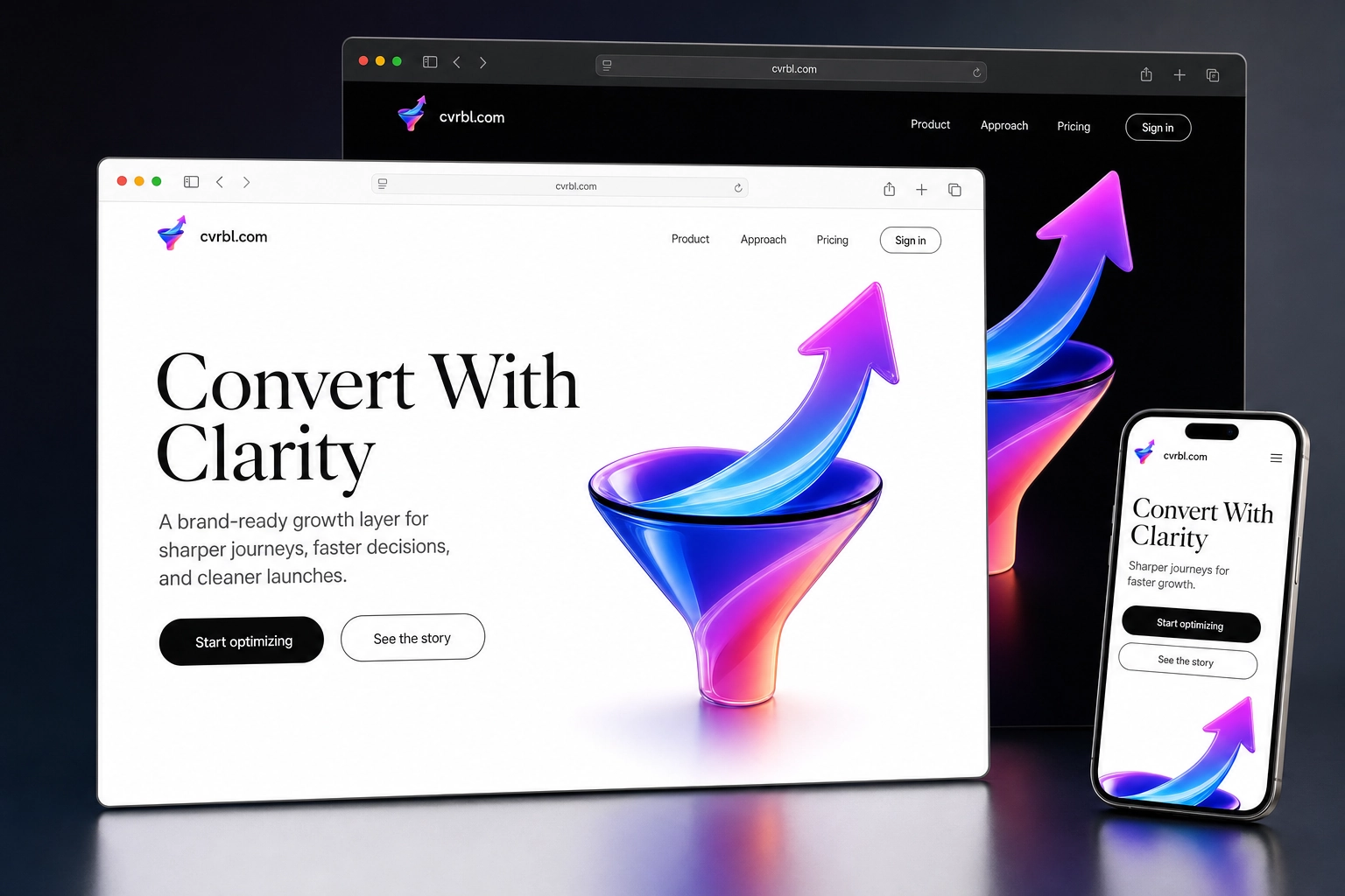 cvrbl.com website concept preview