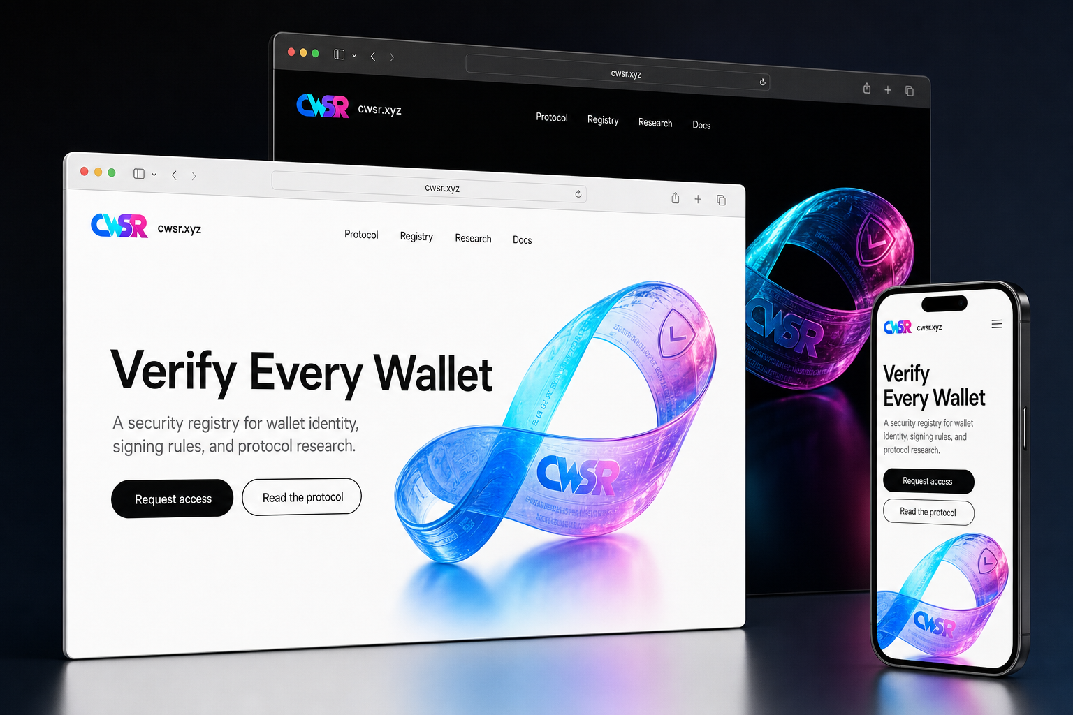 cwsr.xyz website concept preview enlarged