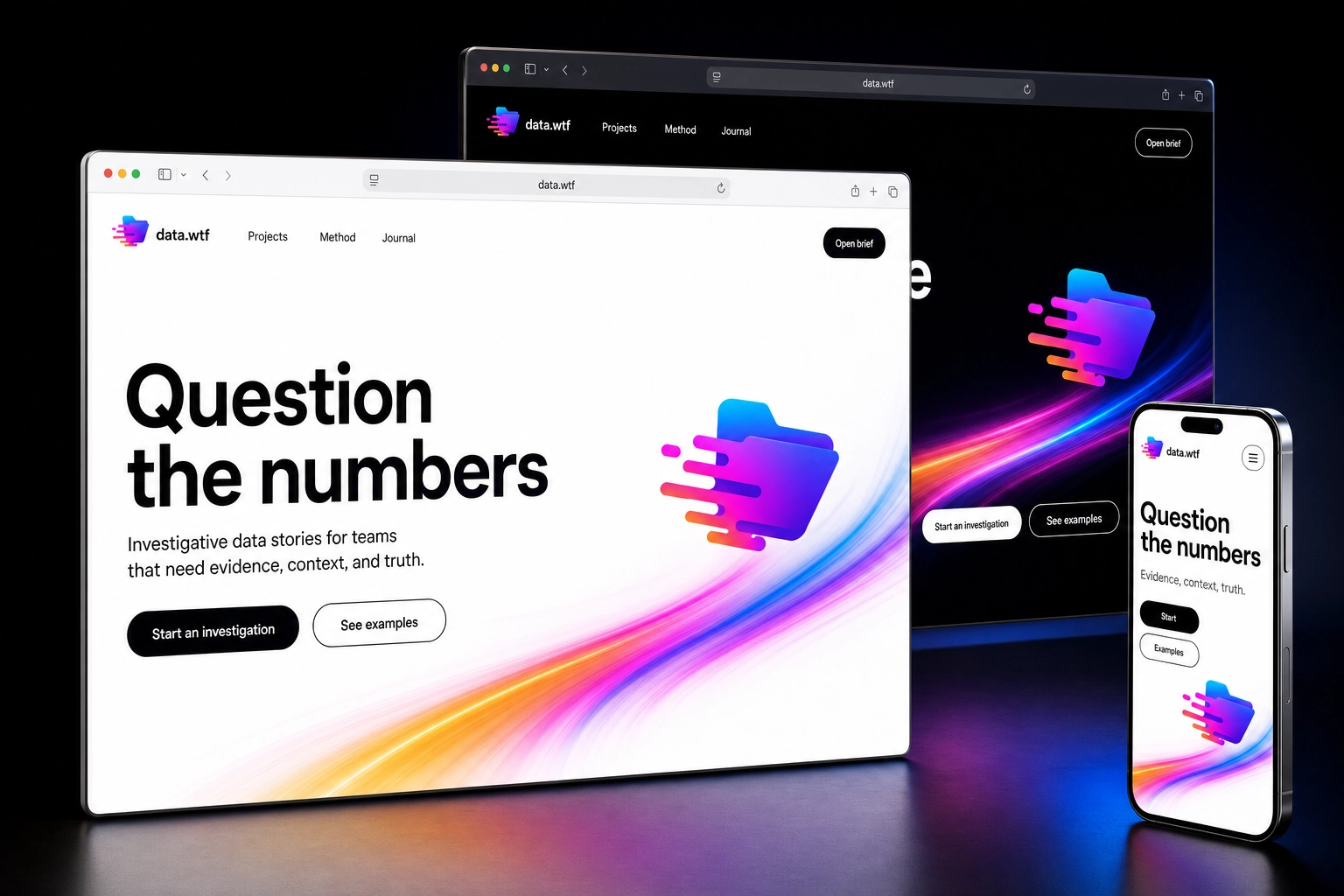 data.wtf website concept preview