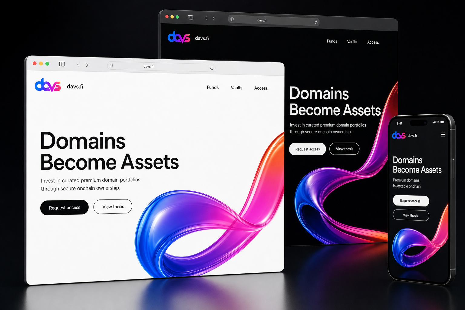 davs.fi website concept preview enlarged