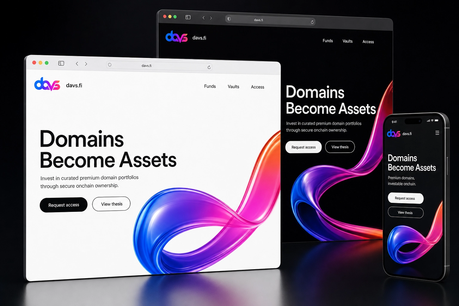 davs.fi website concept preview