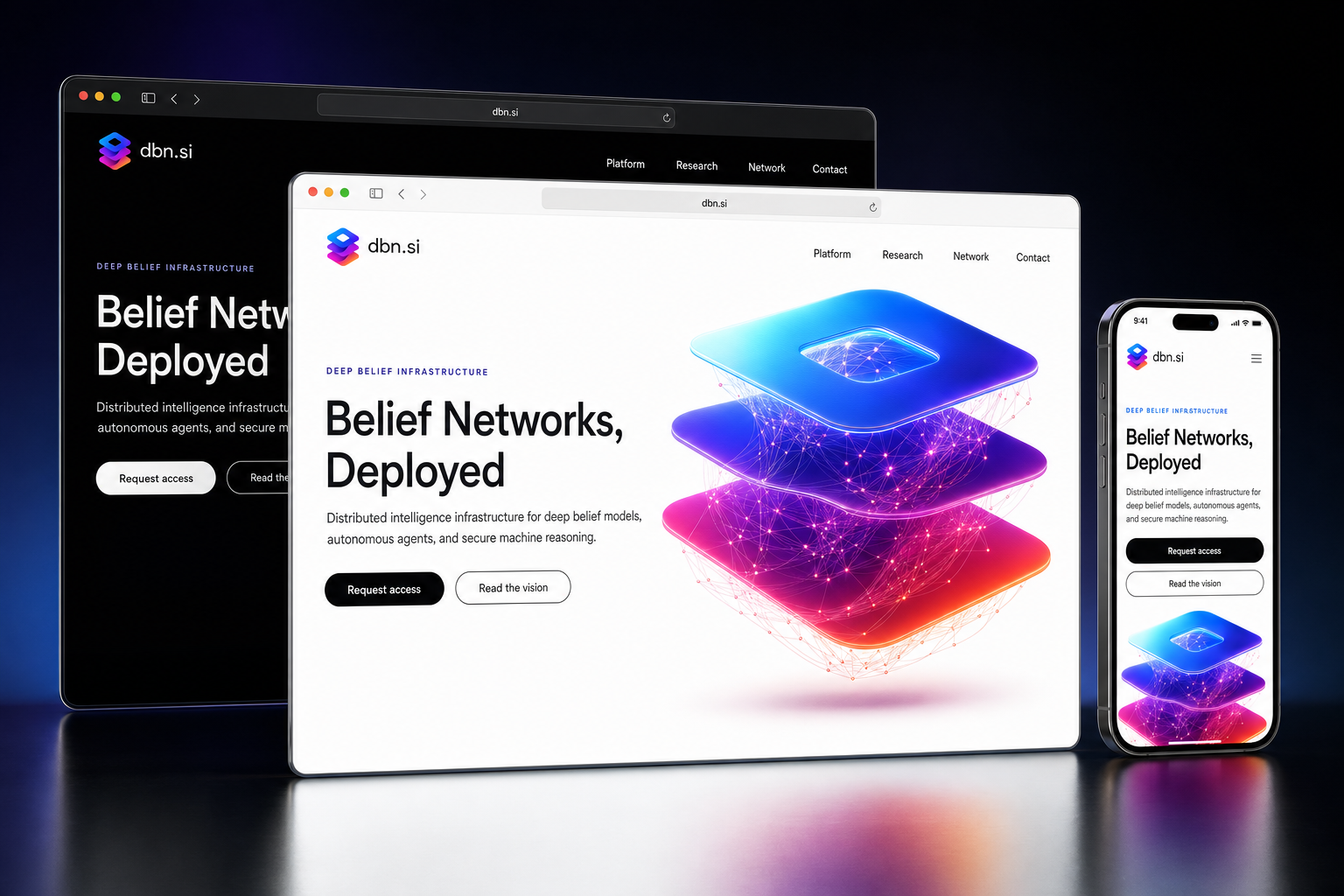 dbn.si website concept preview