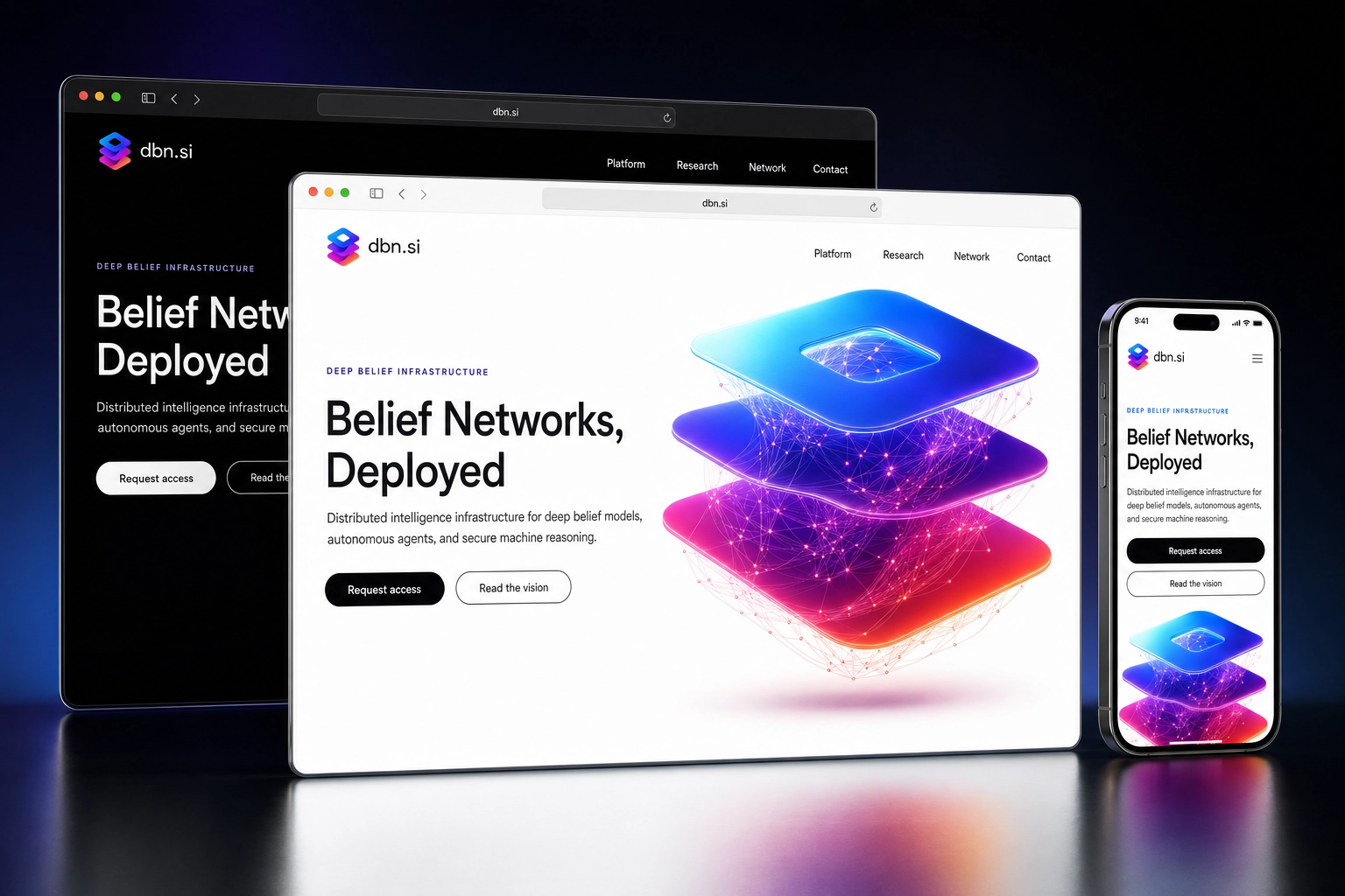 dbn.si website concept preview