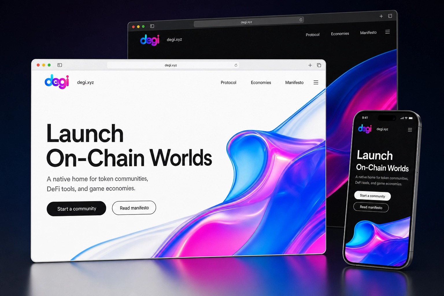 degi.xyz website concept preview