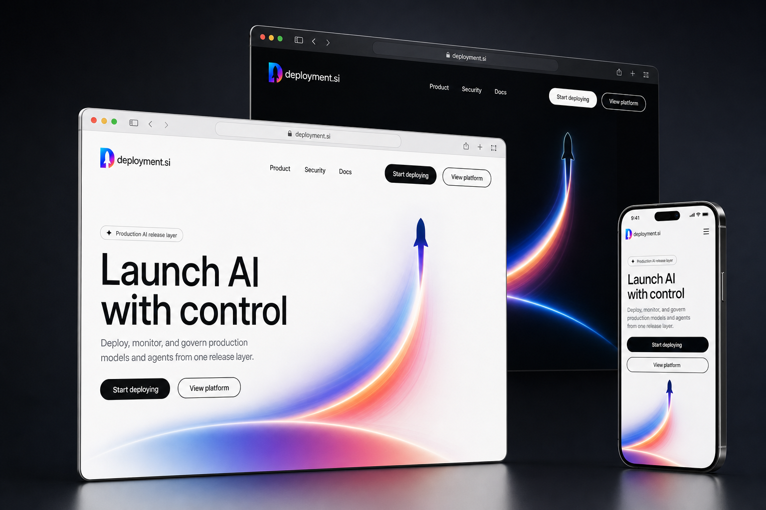 deployment.si website concept preview