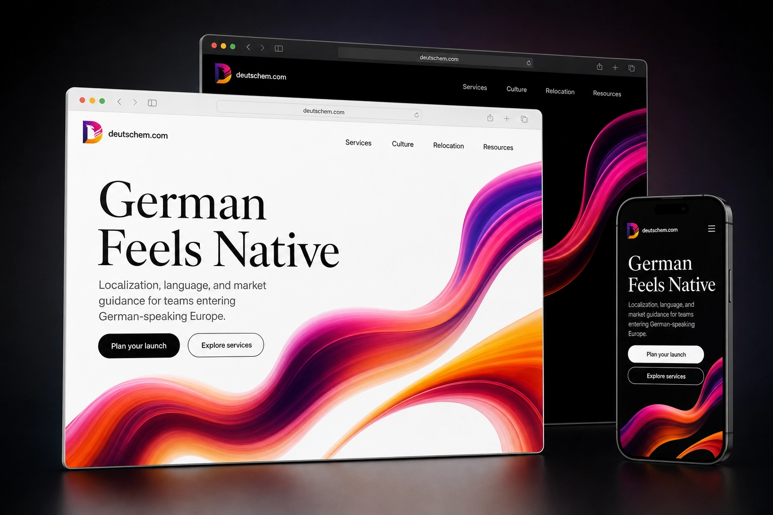 deutschem.com website concept preview