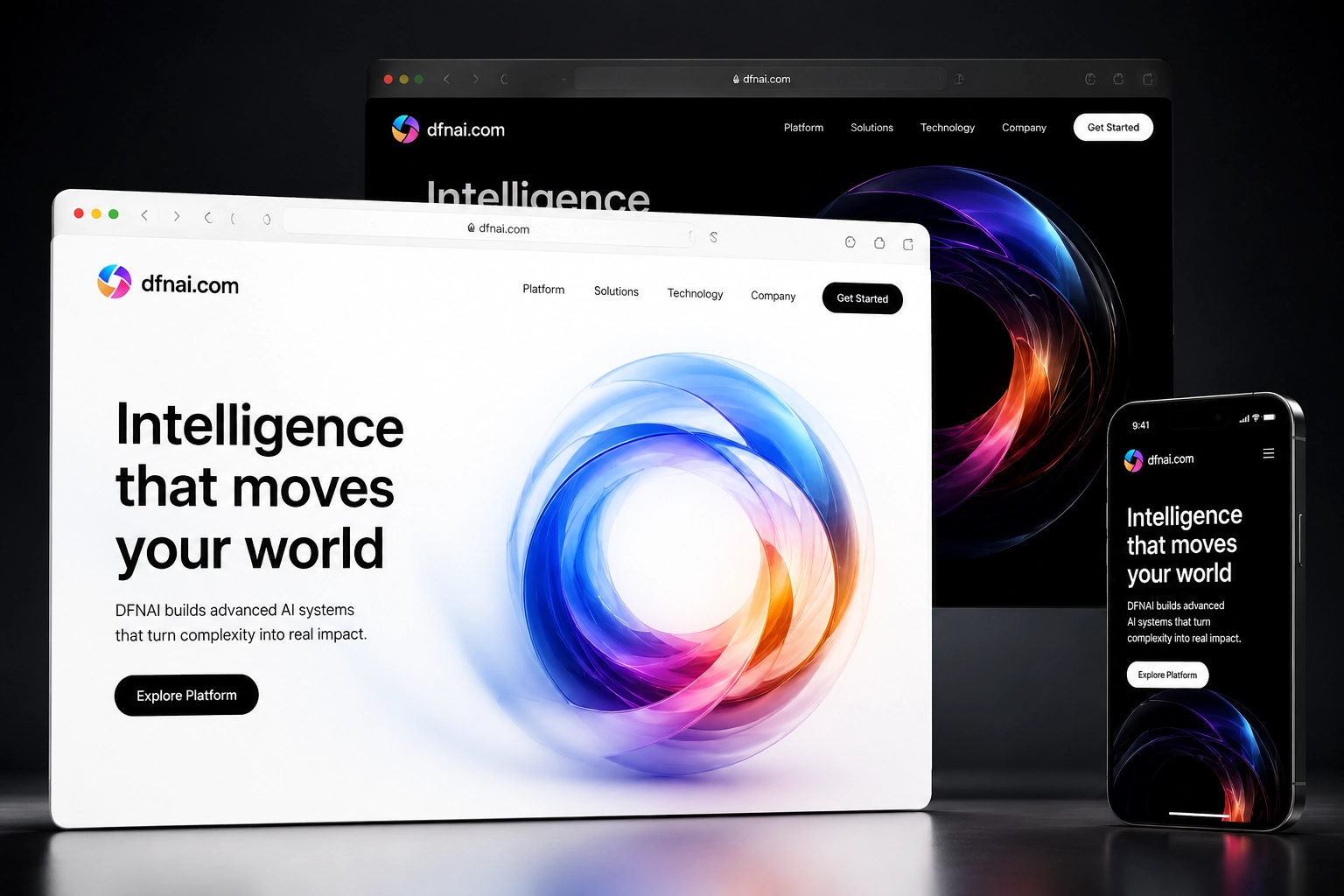dfnai.com website concept preview