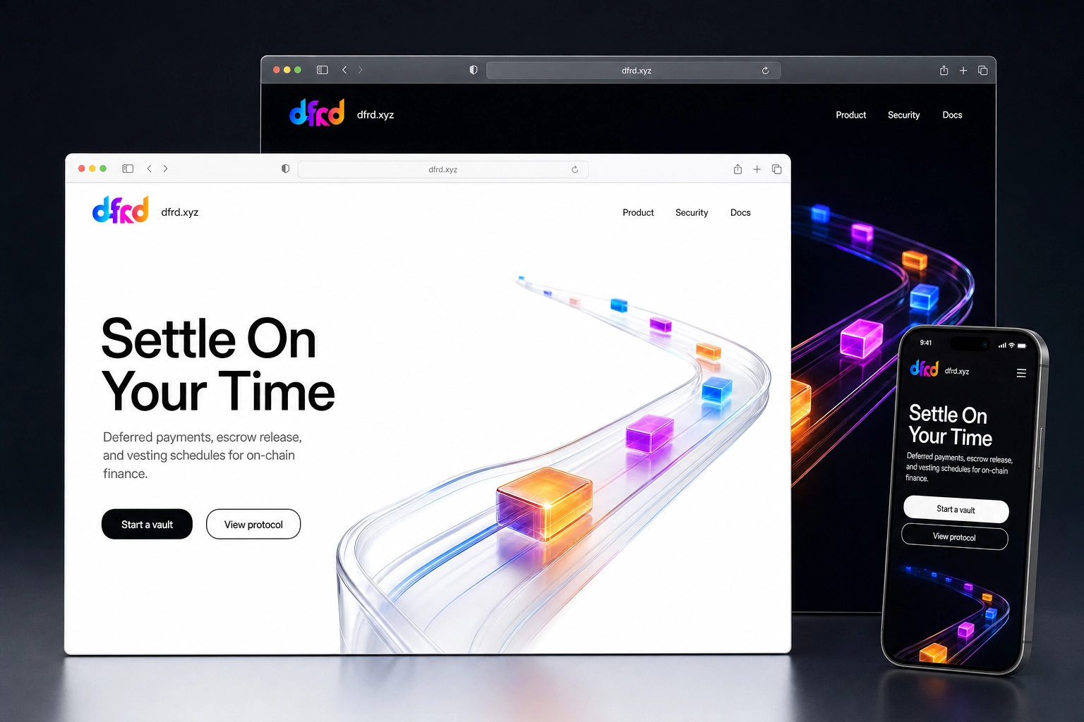 dfrd.xyz website concept preview