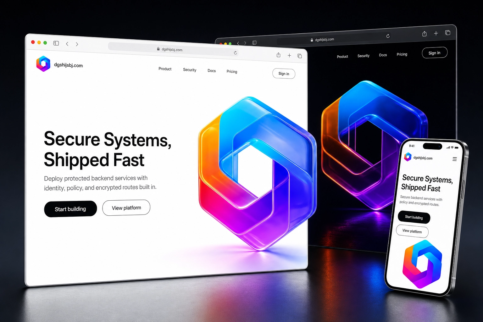 dgshijsbj.com website concept preview