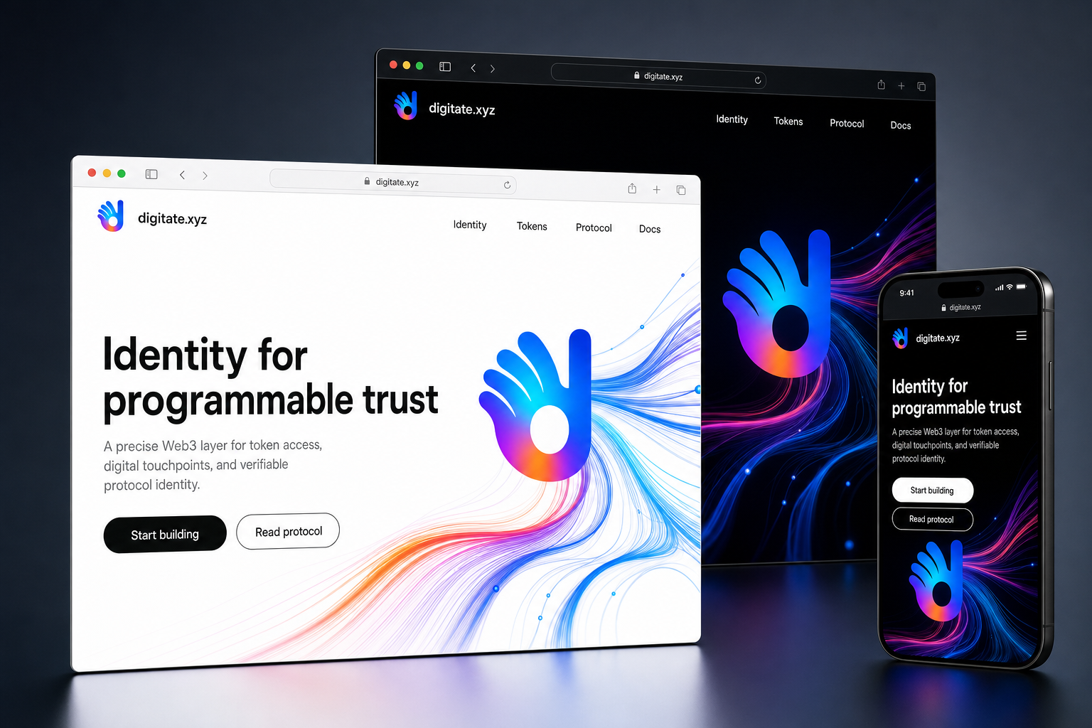 digitate.xyz website concept preview enlarged