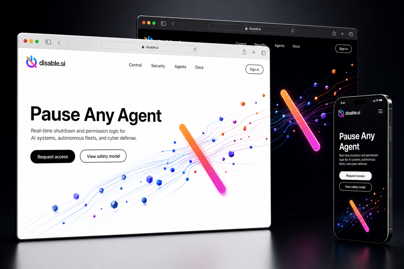 disable.si website concept preview