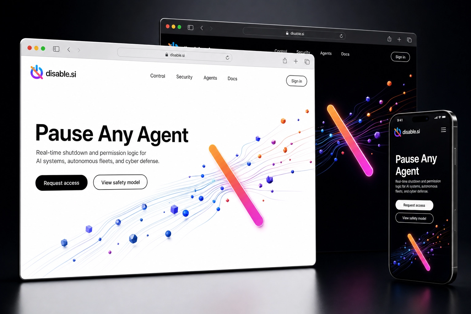 disable.si website concept preview