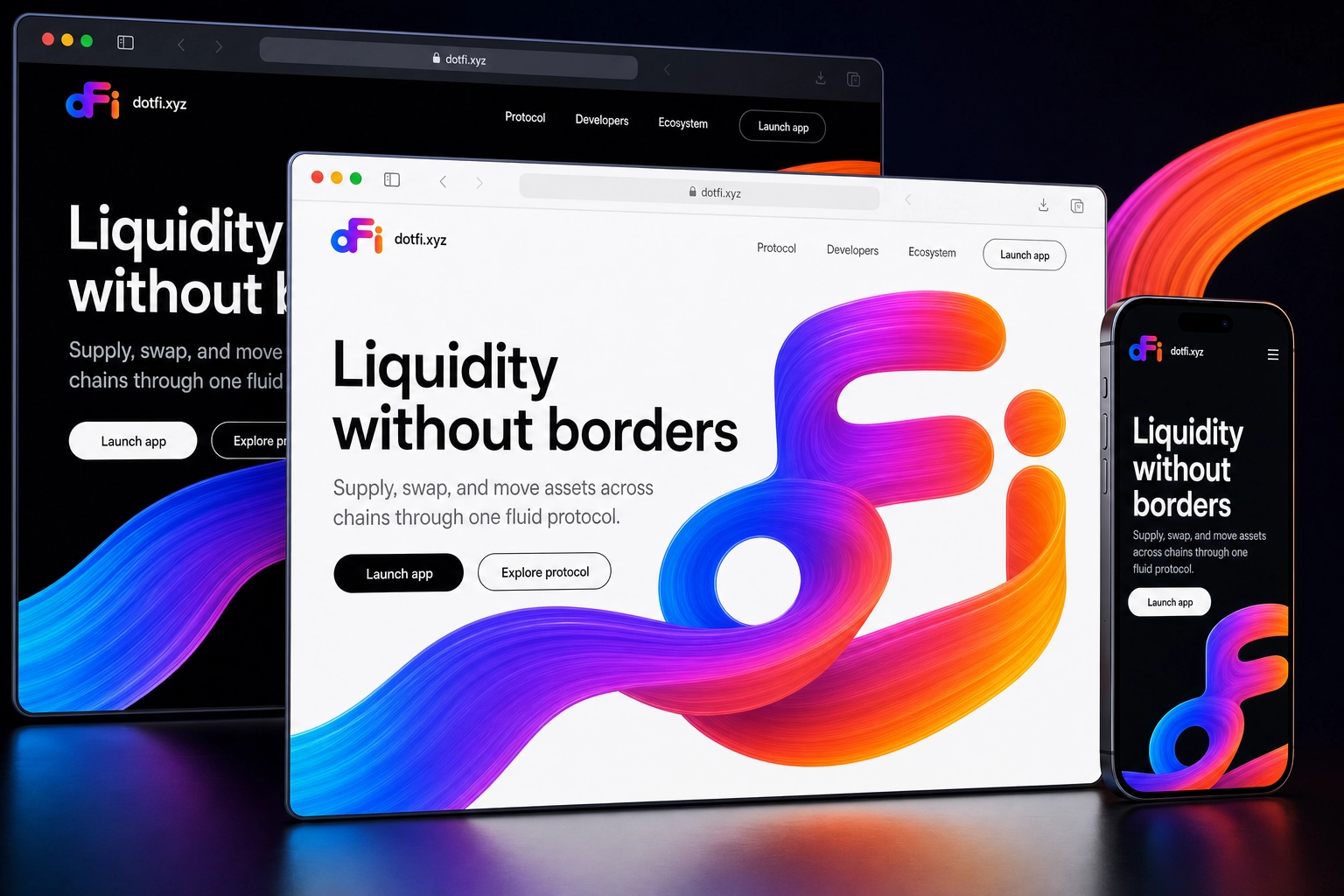 dotfi.xyz website concept preview