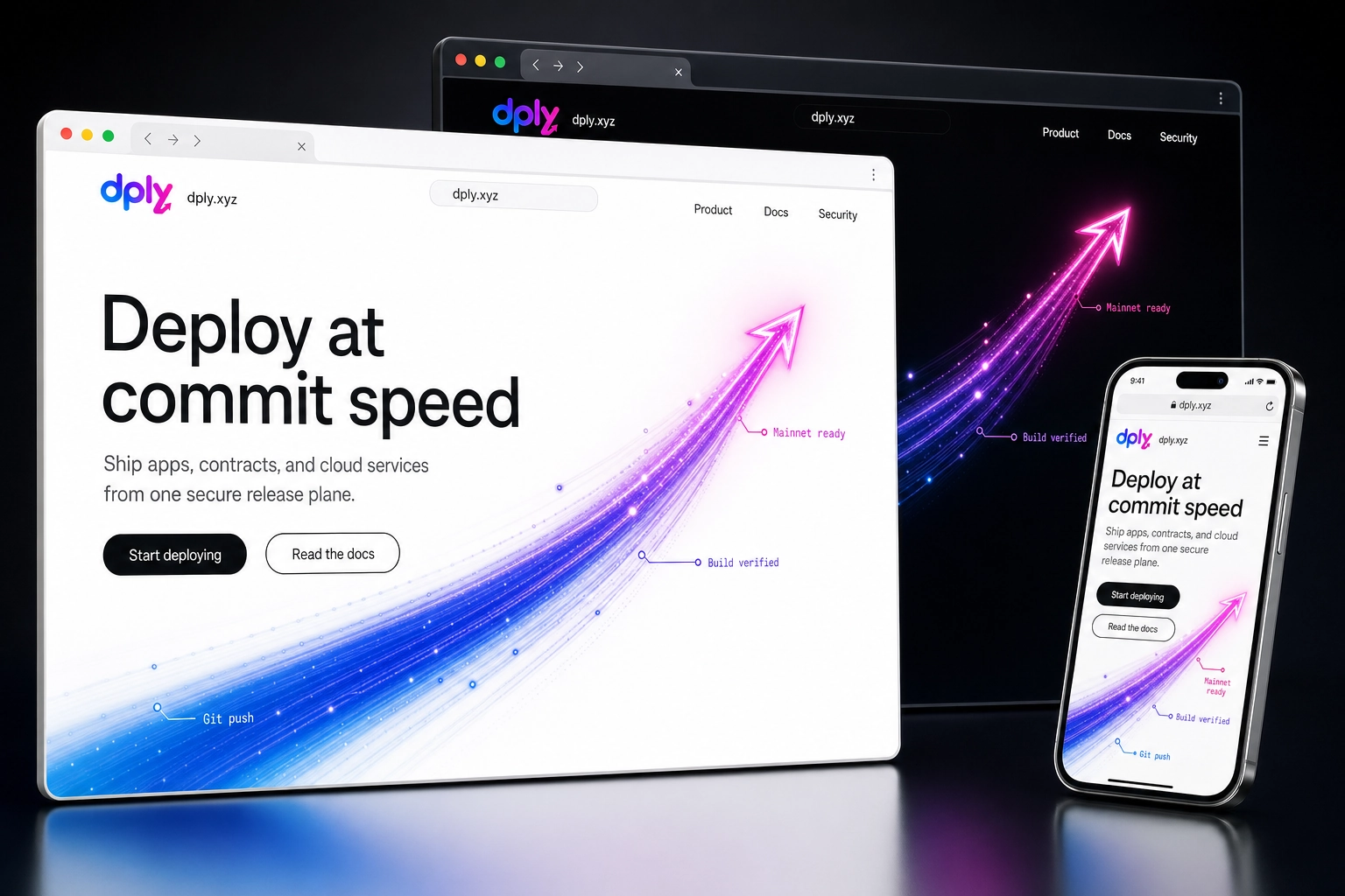 dply.xyz website concept preview