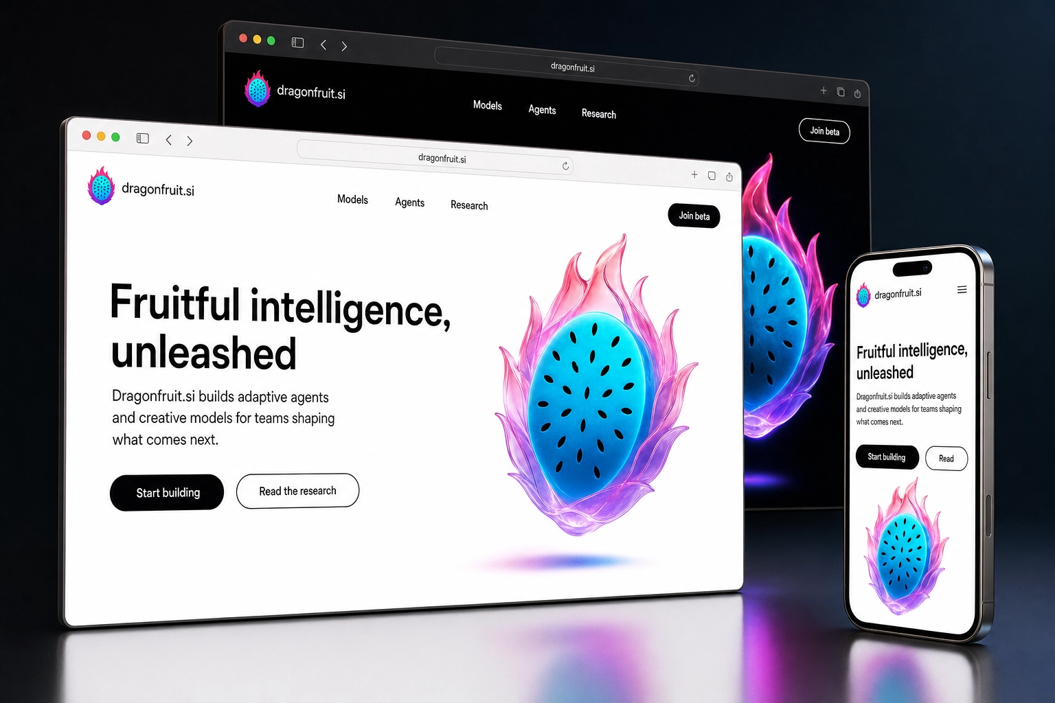 dragonfruit.si website concept preview