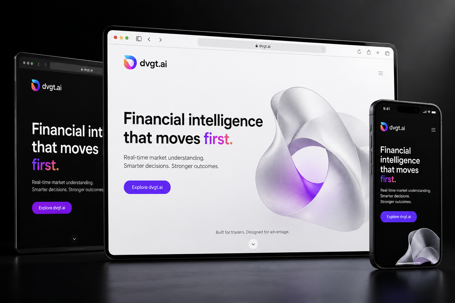 dvgt.ai website concept preview