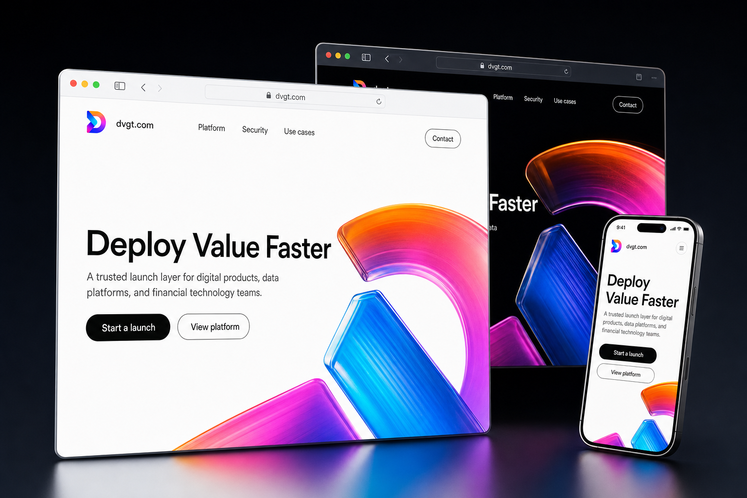 dvgt.com website concept preview