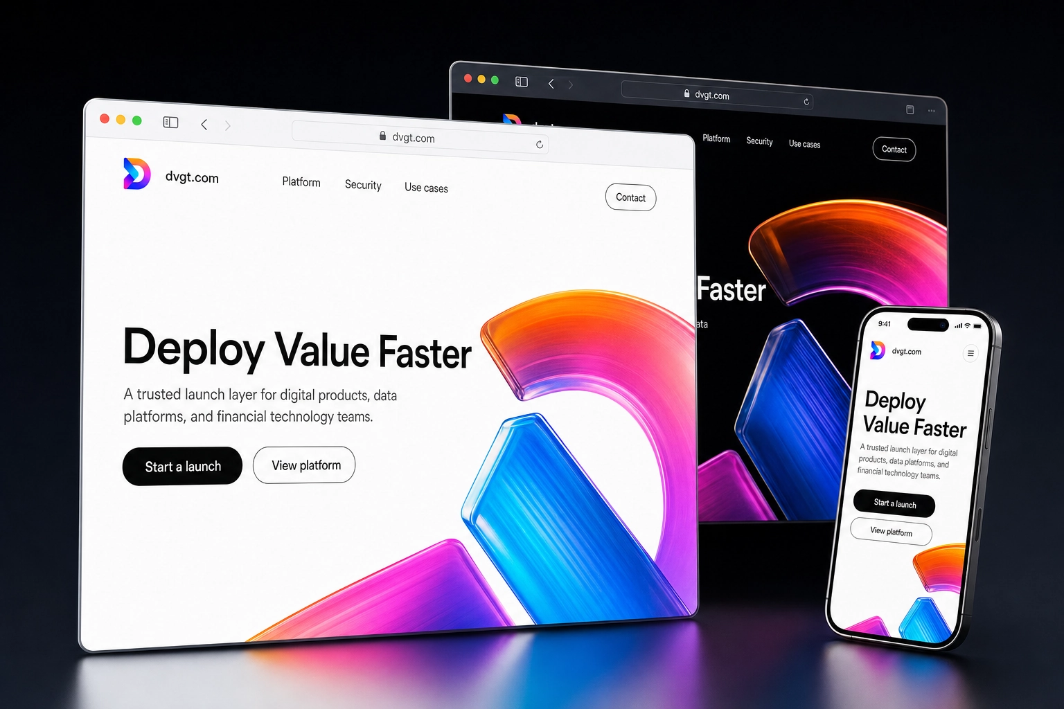 dvgt.com website concept preview