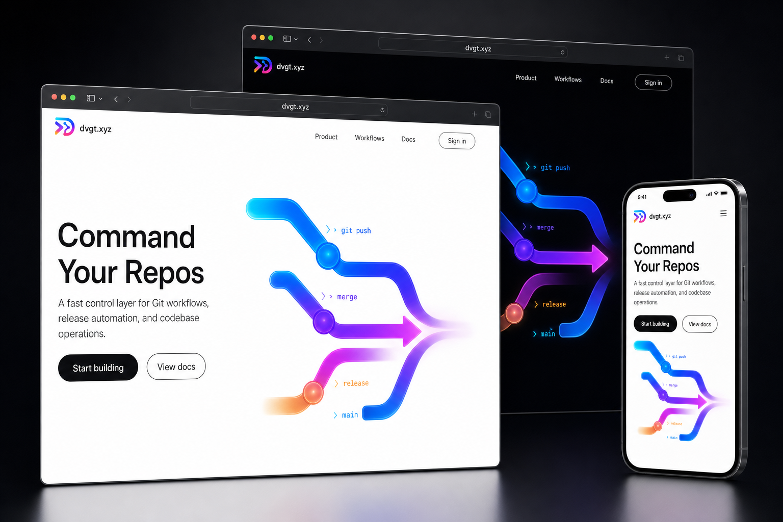 dvgt.xyz website concept preview