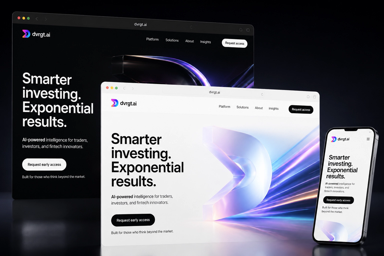 dvrgt.ai website concept preview