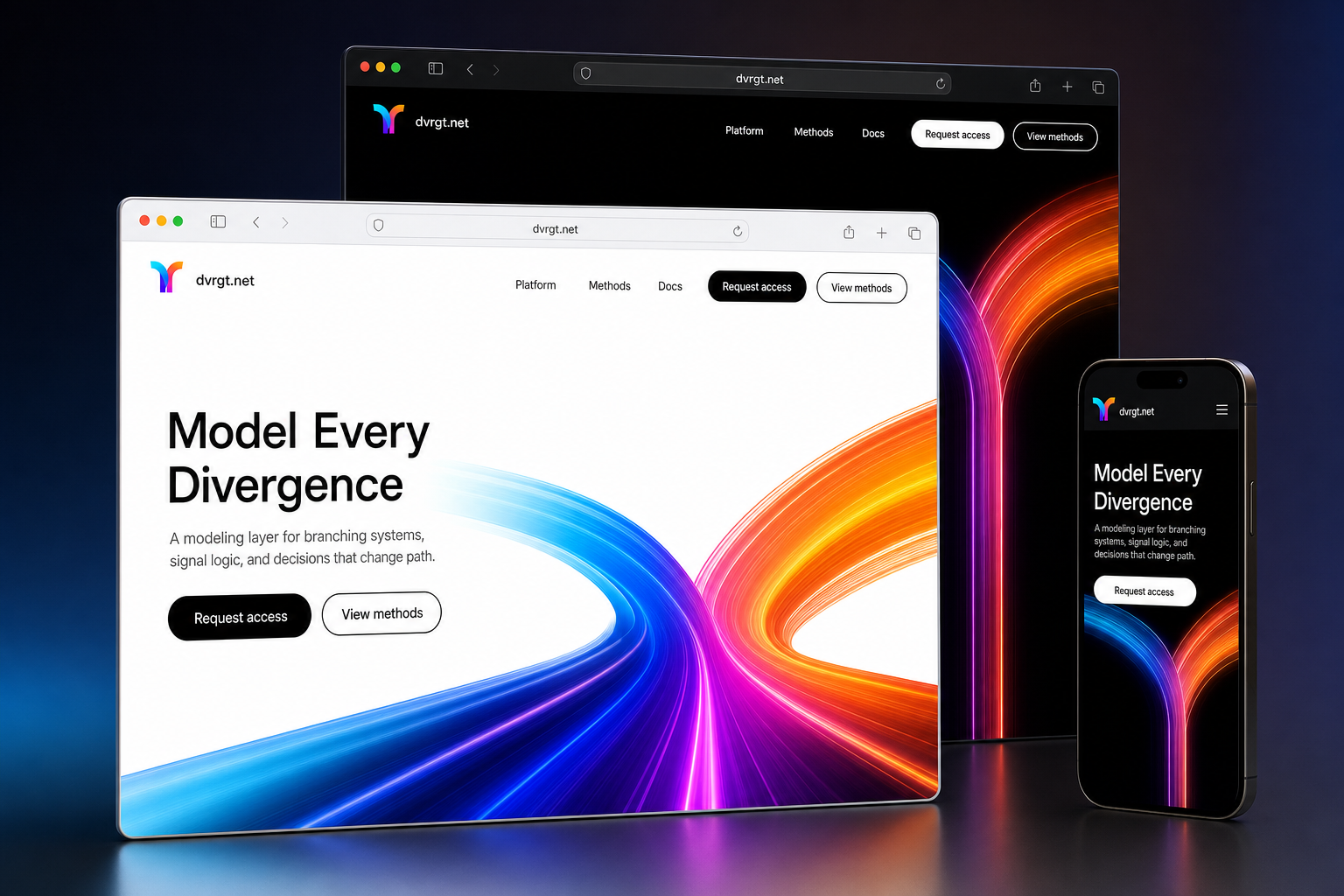 dvrgt.net website concept preview