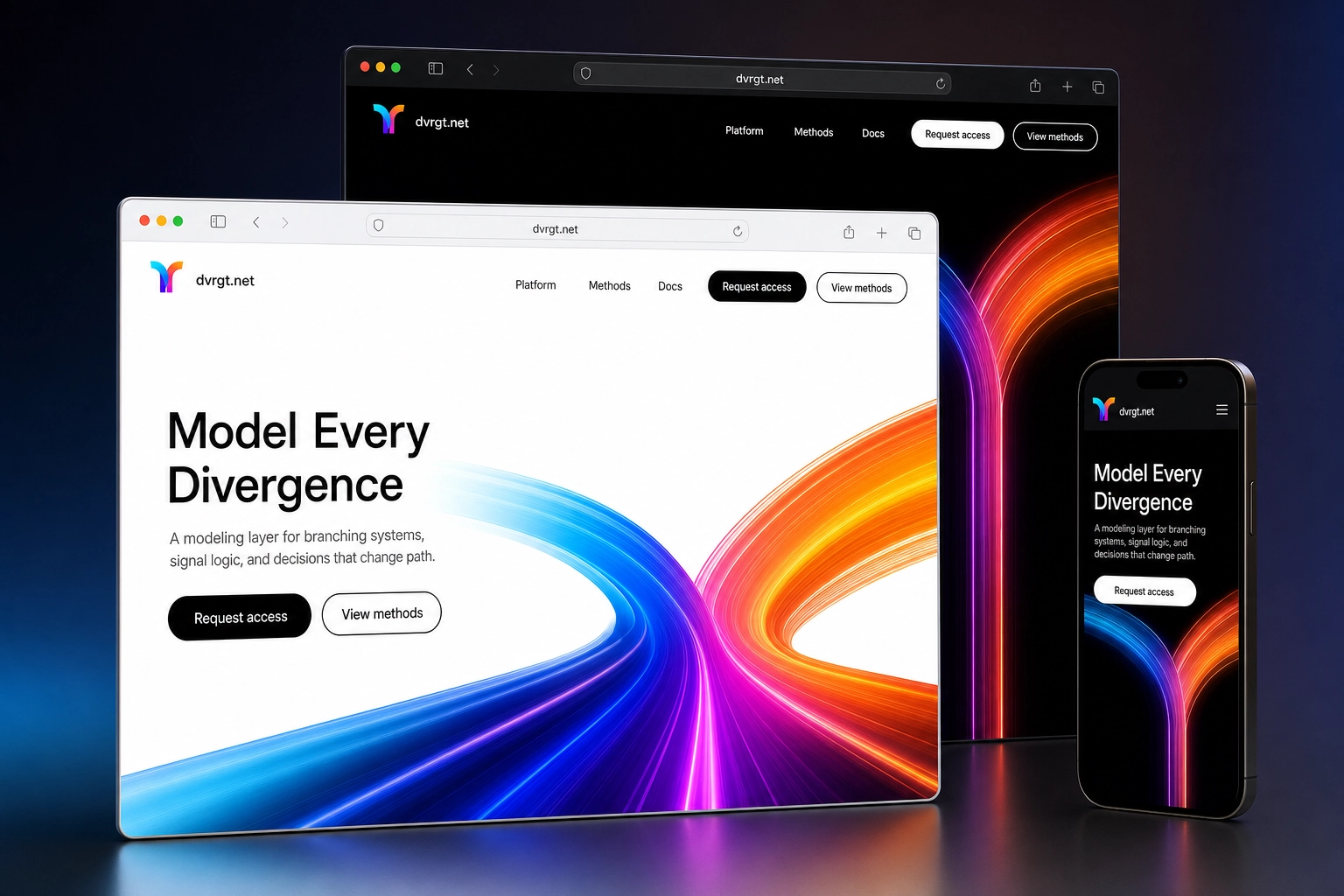 dvrgt.net website concept preview