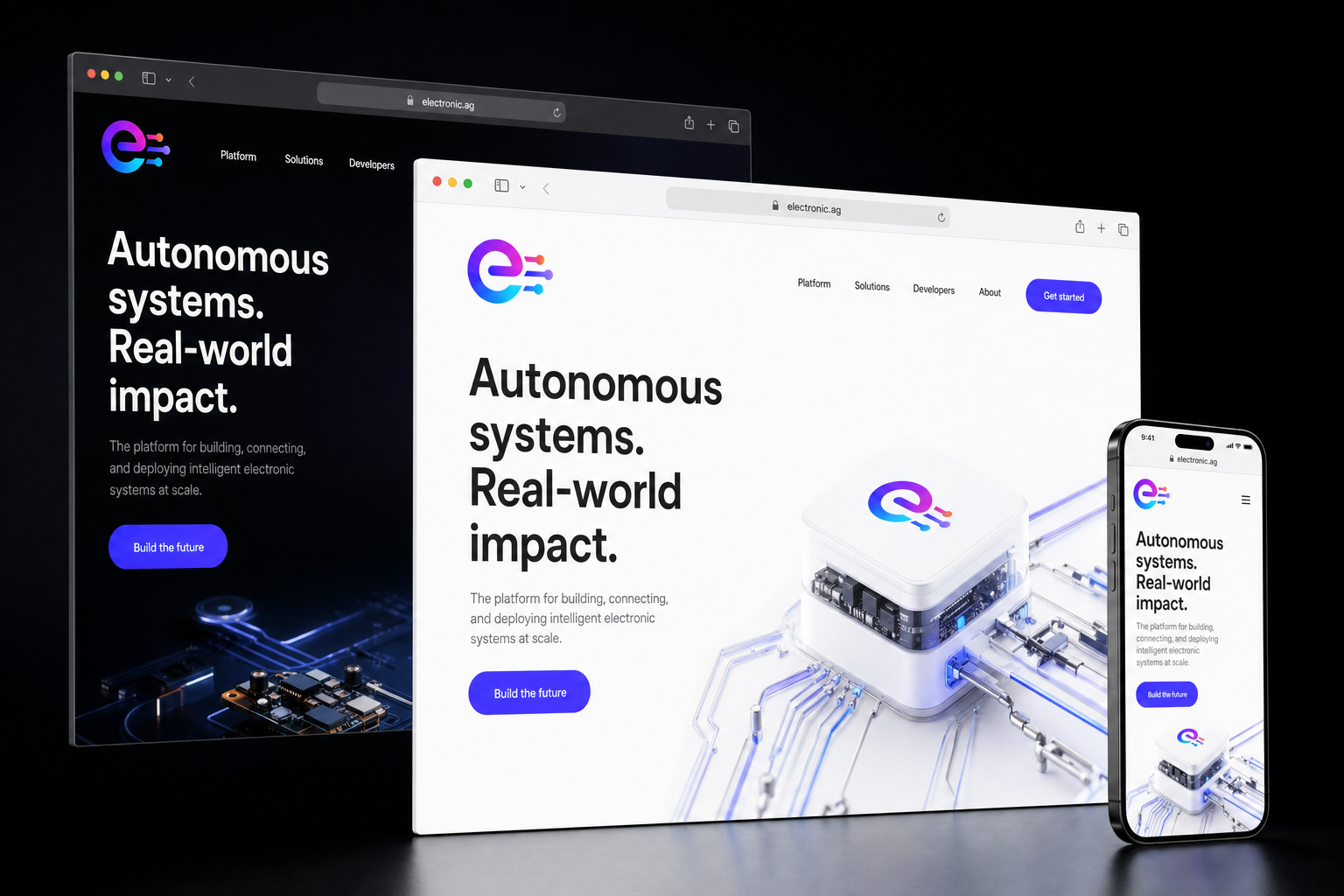 electronic.ag website concept preview enlarged