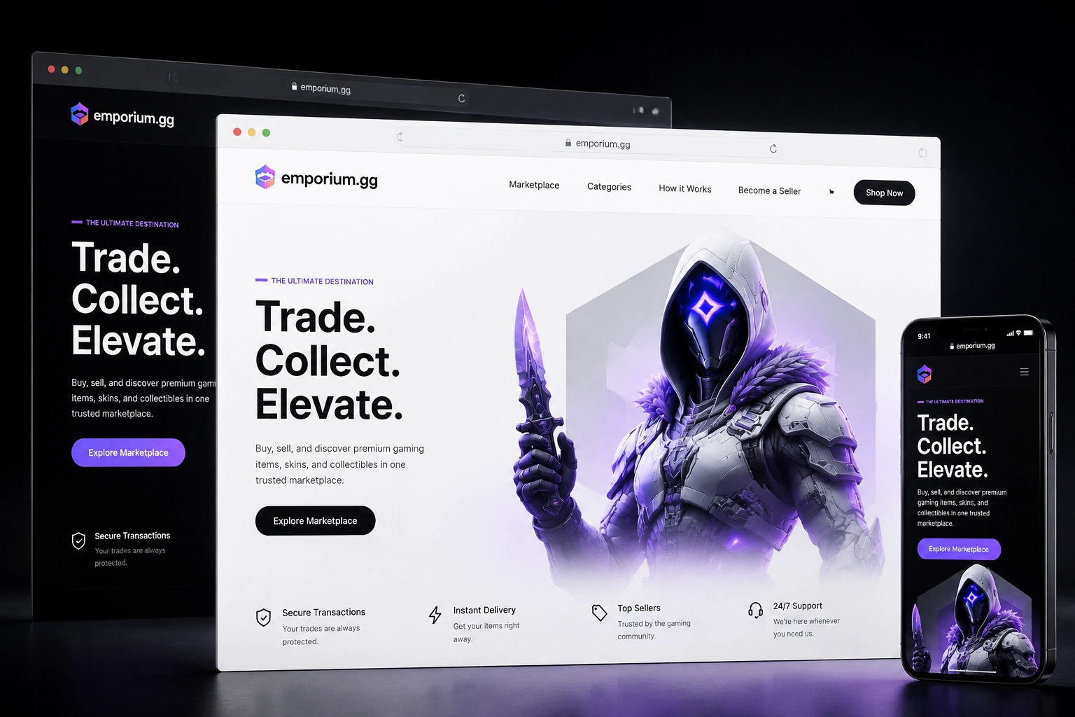 emporium.gg website concept preview