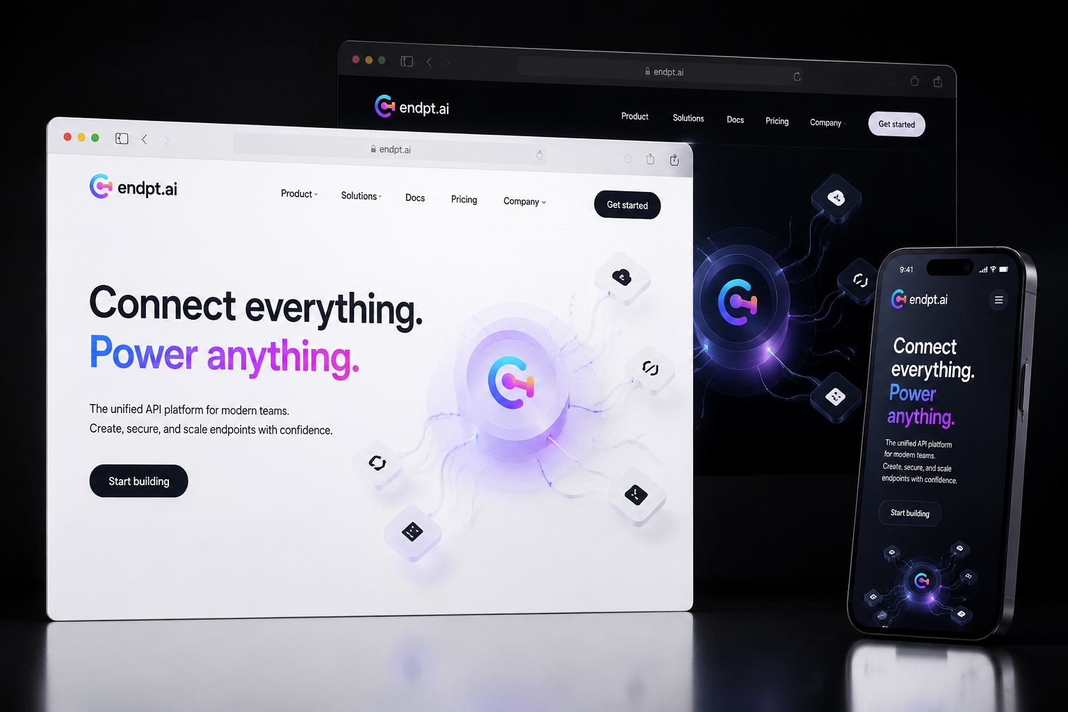 endpt.ai website concept preview