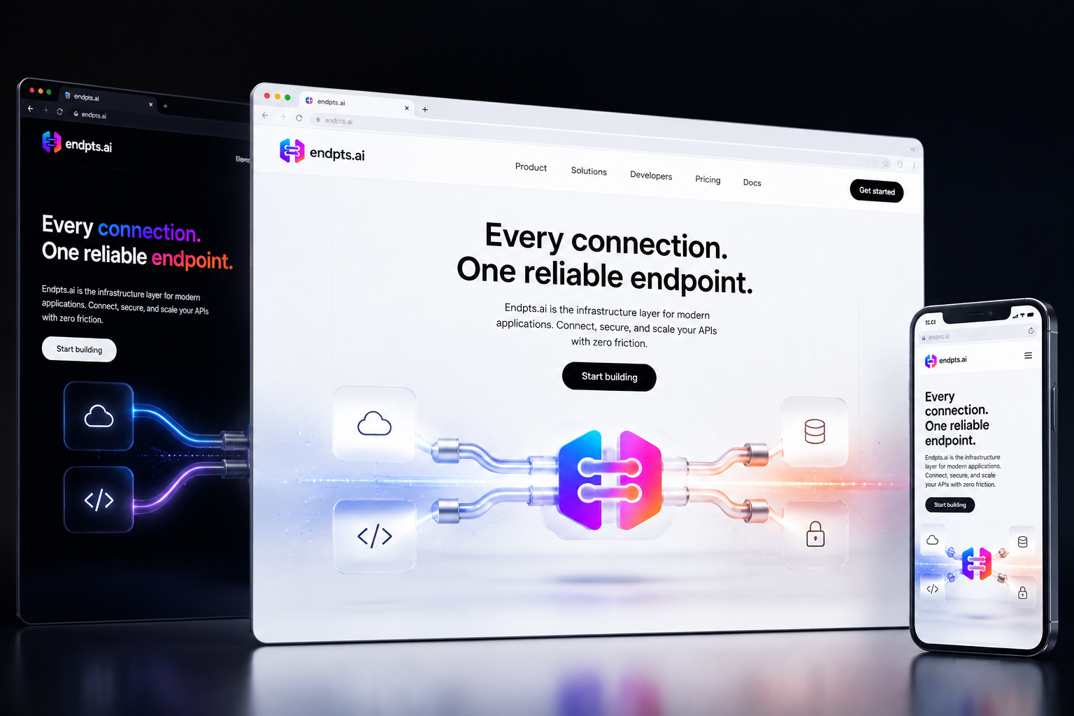 endpts.ai website concept preview
