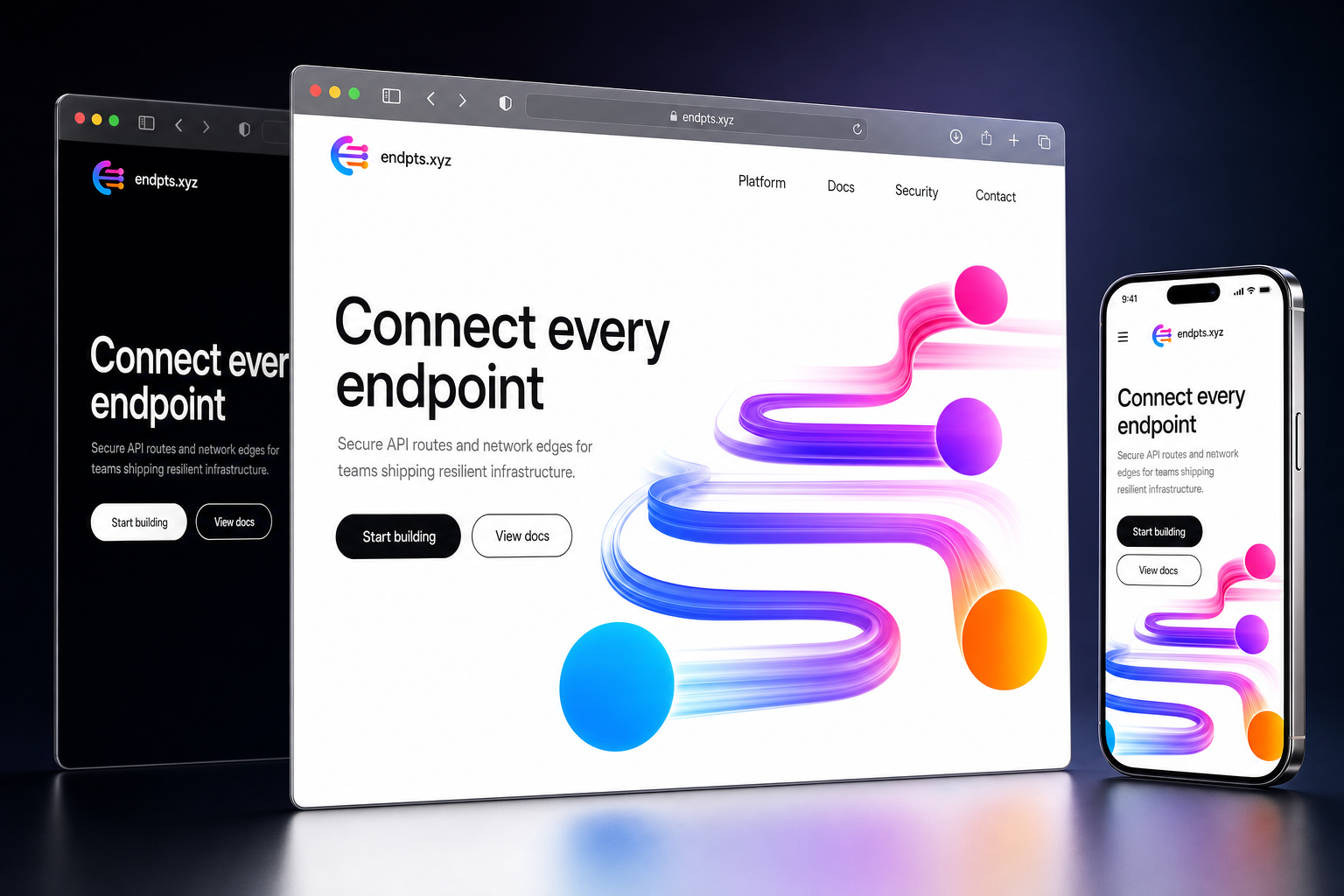 endpts.xyz website concept preview