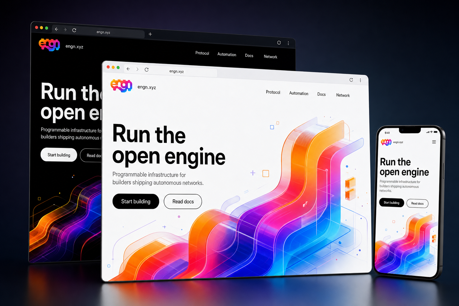 engn.xyz website concept preview enlarged