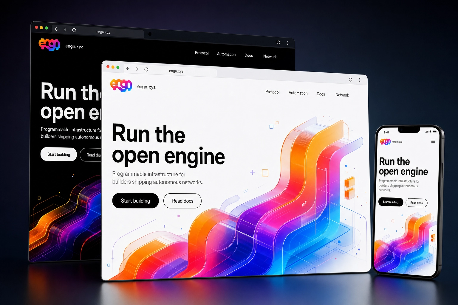 engn.xyz website concept preview