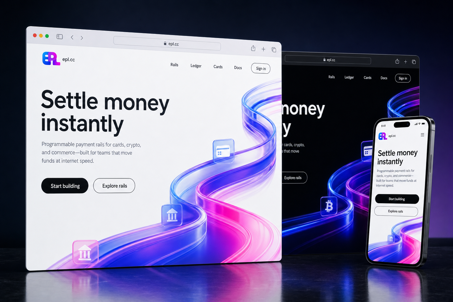 epl.cc website concept preview